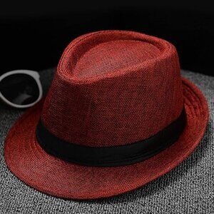 SUMMERWEIGHT FEDORA in Wine